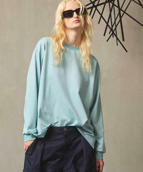 Artist Graphical Embroidery Prime-Over Crew Neck Long Sleeve T-Shirt