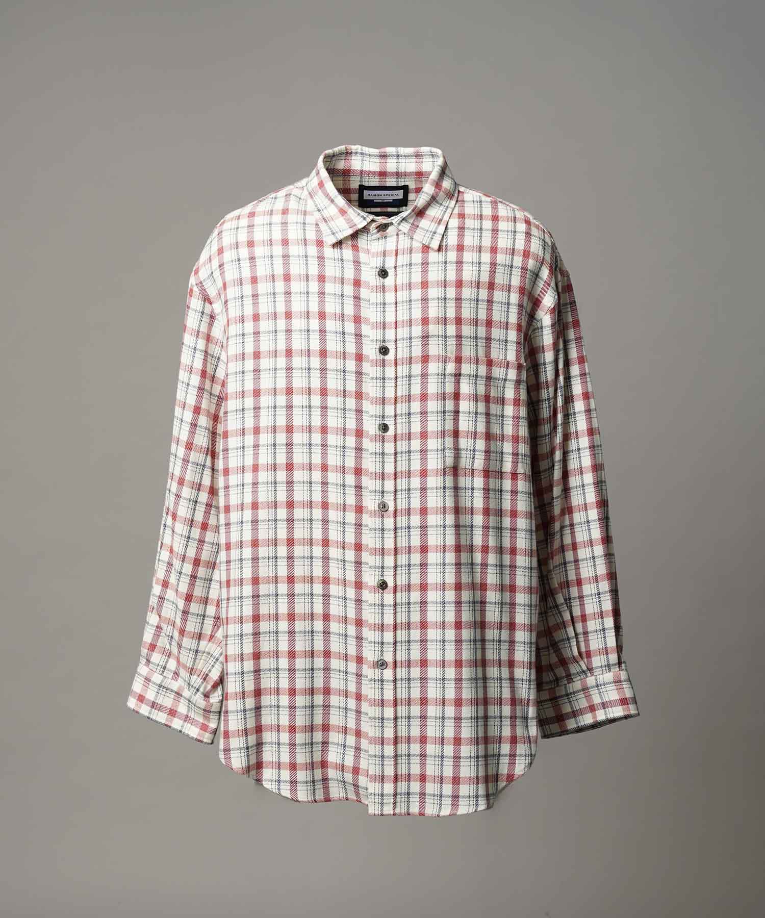 [意大利死库织物] Prime-Over常规衣领衬衫外套