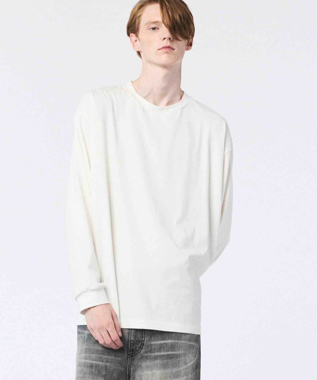 ECIL Plating Prime-Over Crew Neck Long Sleeve T-Shirt