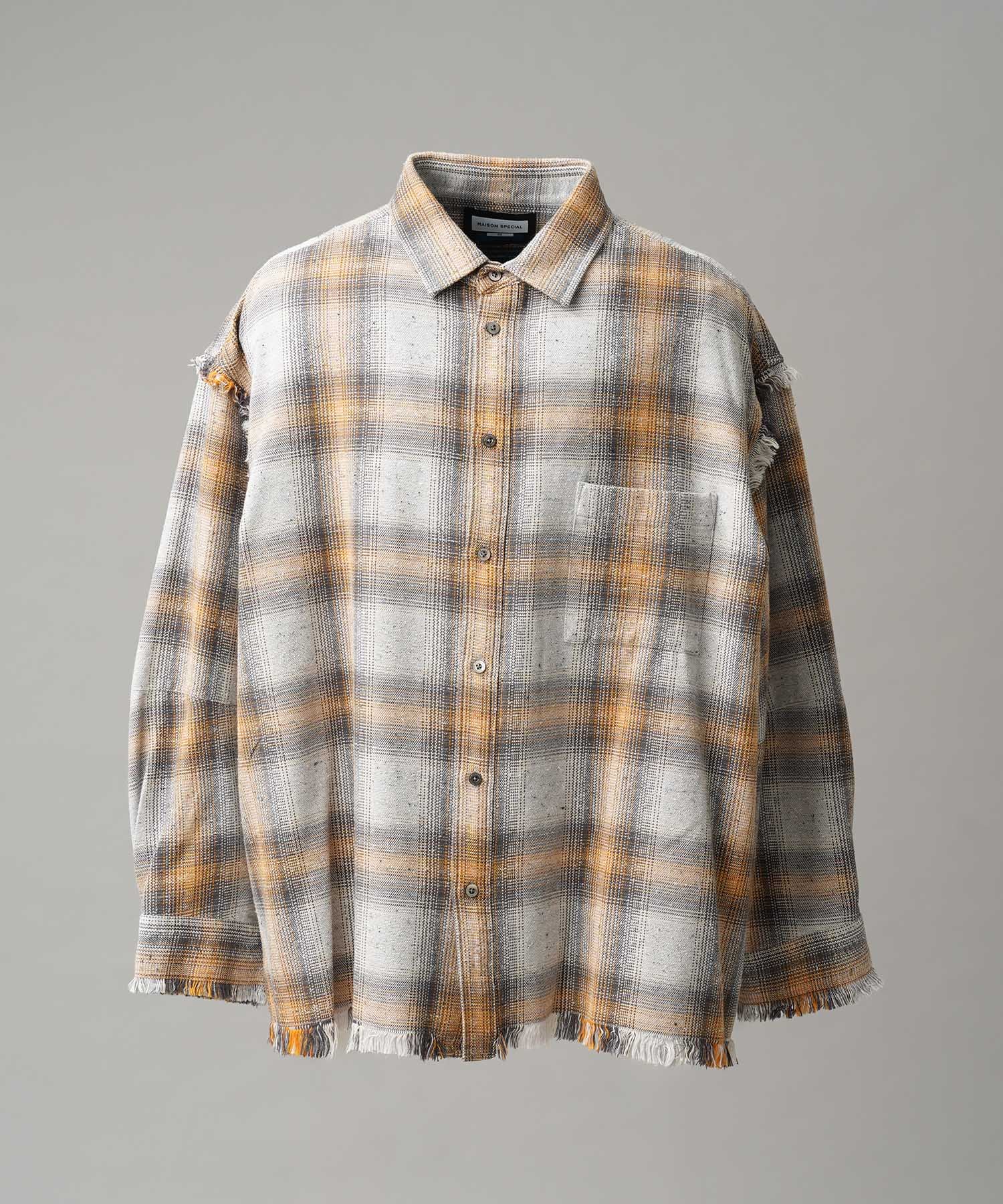 [Sales open at 12:00 pm on Saturday, September 13th] [Italian Dead Stock Fabric] Prime-Over Cut Off Shirts