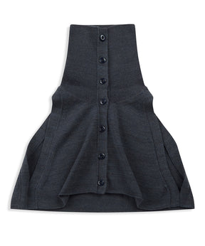 【OPEN YY】BUTTON UP NECK LAYER