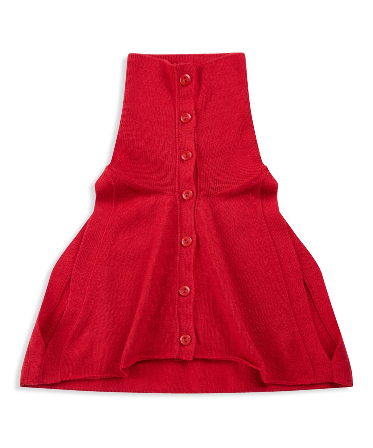 【OPEN YY】BUTTON UP NECK LAYER