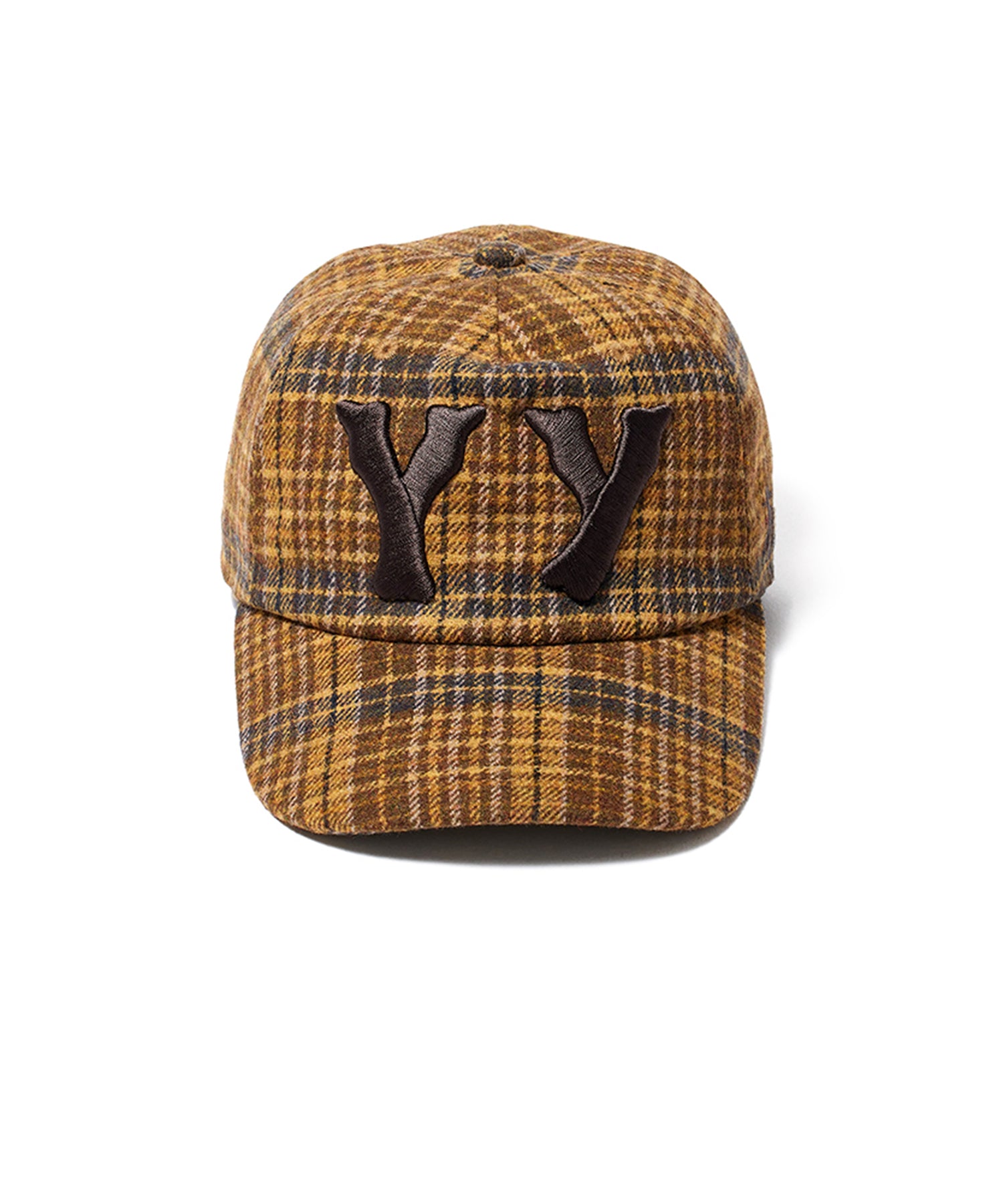【OPEN YY】YY CHECKRED HEART BONE BALL CAP-MTD