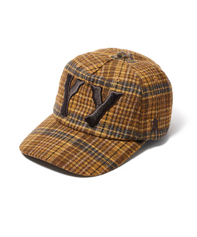 【OPEN YY】YY CHECKRED HEART BONE BALL CAP-MTD