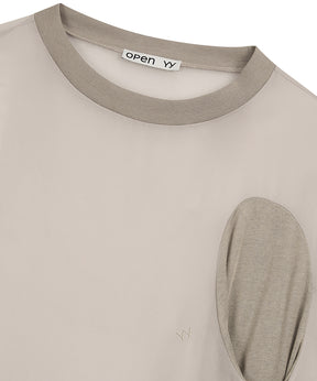 【OPEN YY】SHEER CONVERTIBLE DRESS