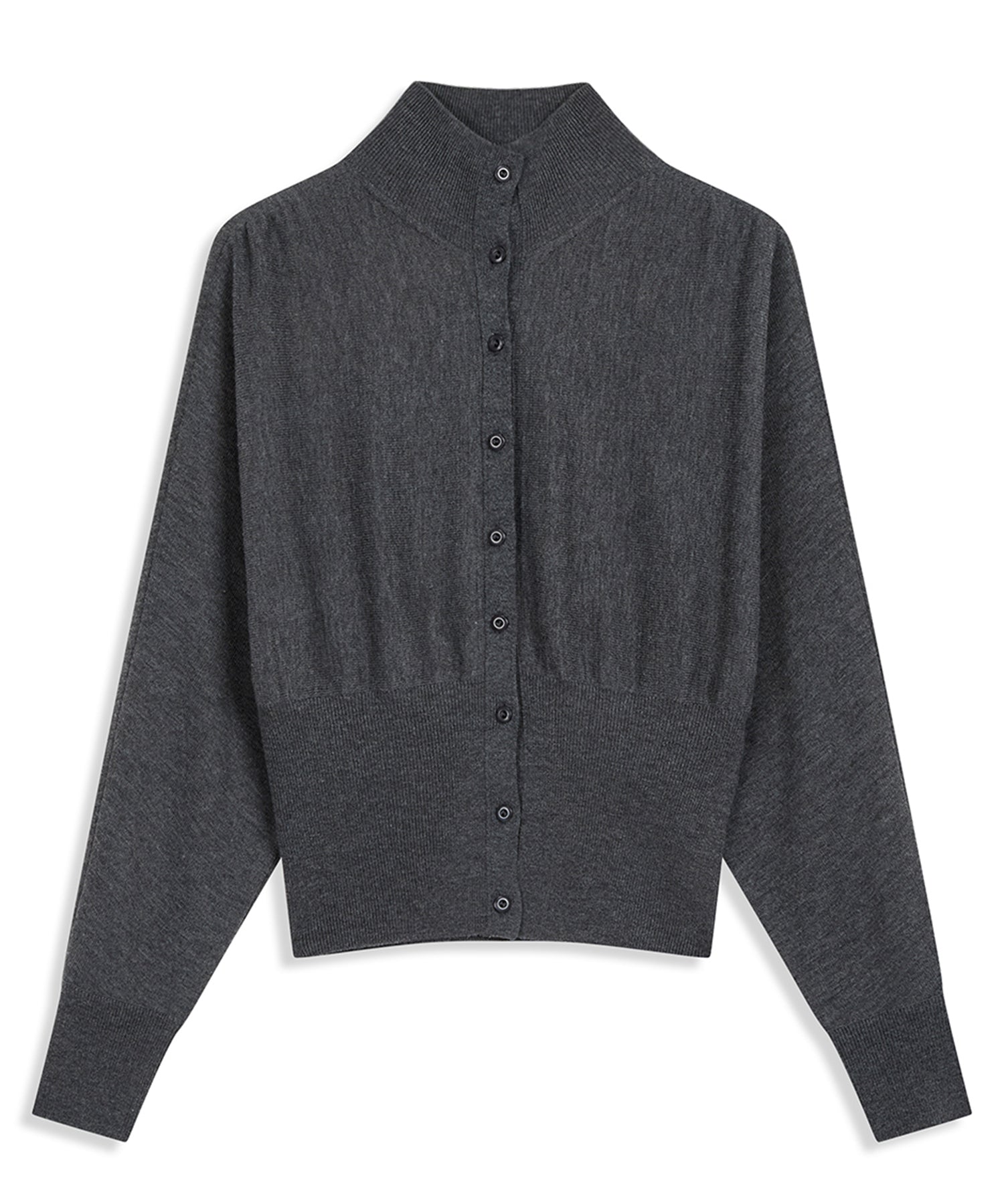【OPEN YY】BUTTON UP BLOUSON CARDIGAN