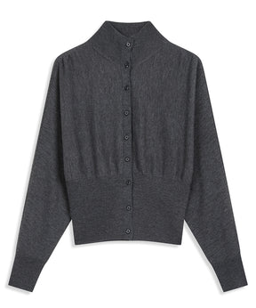 【OPEN YY】BUTTON UP BLOUSON CARDIGAN