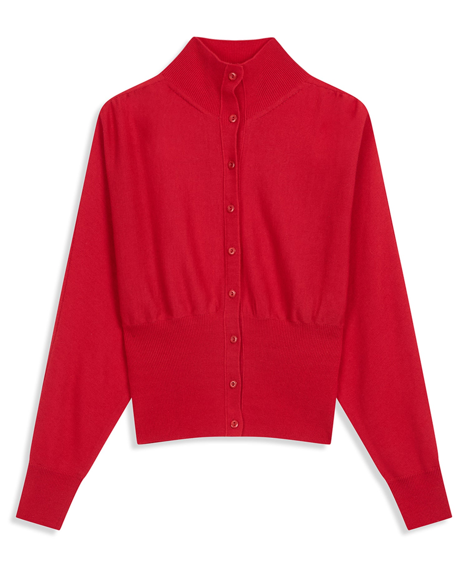 【OPEN YY】BUTTON UP BLOUSON CARDIGAN