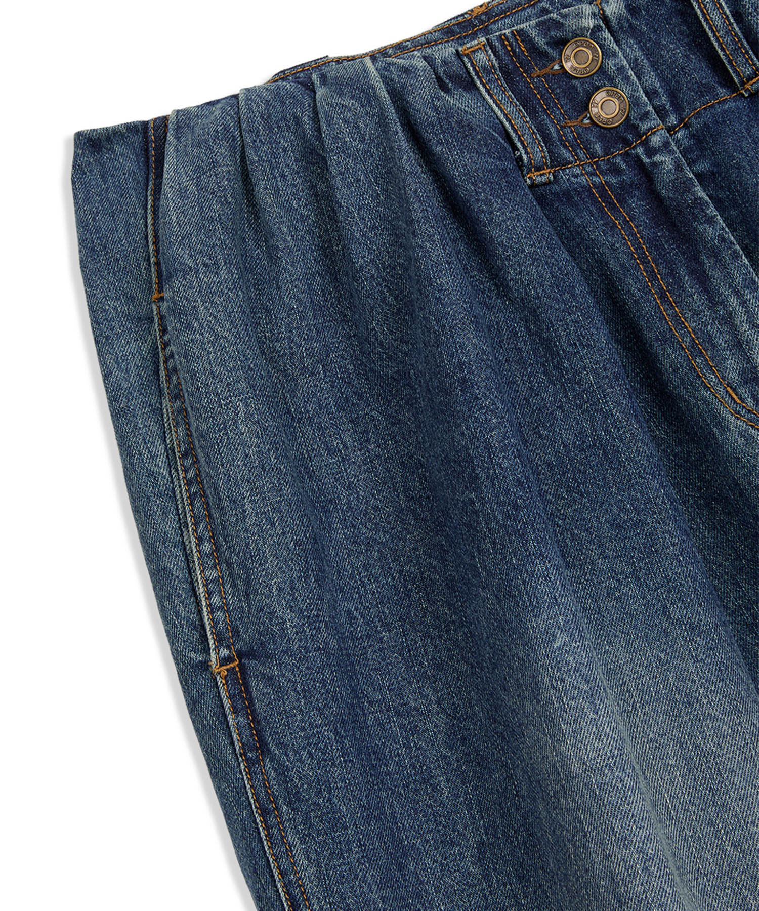 【OPEN YY】FULL GATHER JEANS