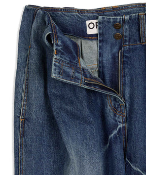【OPEN YY】FULL GATHER JEANS