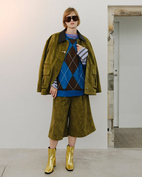 【26AUTUMN PRE-ORDER】Multi-Fabric Square Short Boots