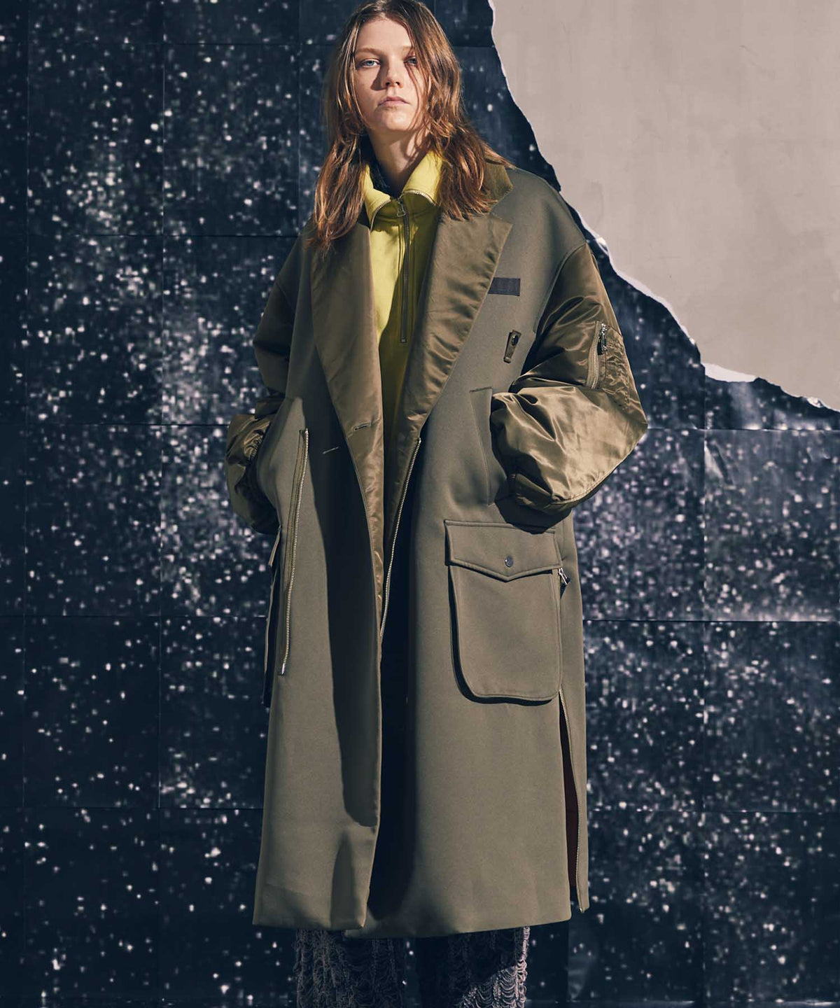 MA-1 Docking Prime-Over Chesterfield Puffer Coat