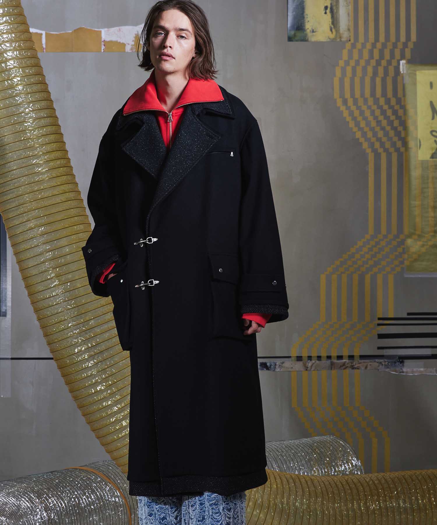 Different Material Combination Prime-Over Layering Fireman Coat