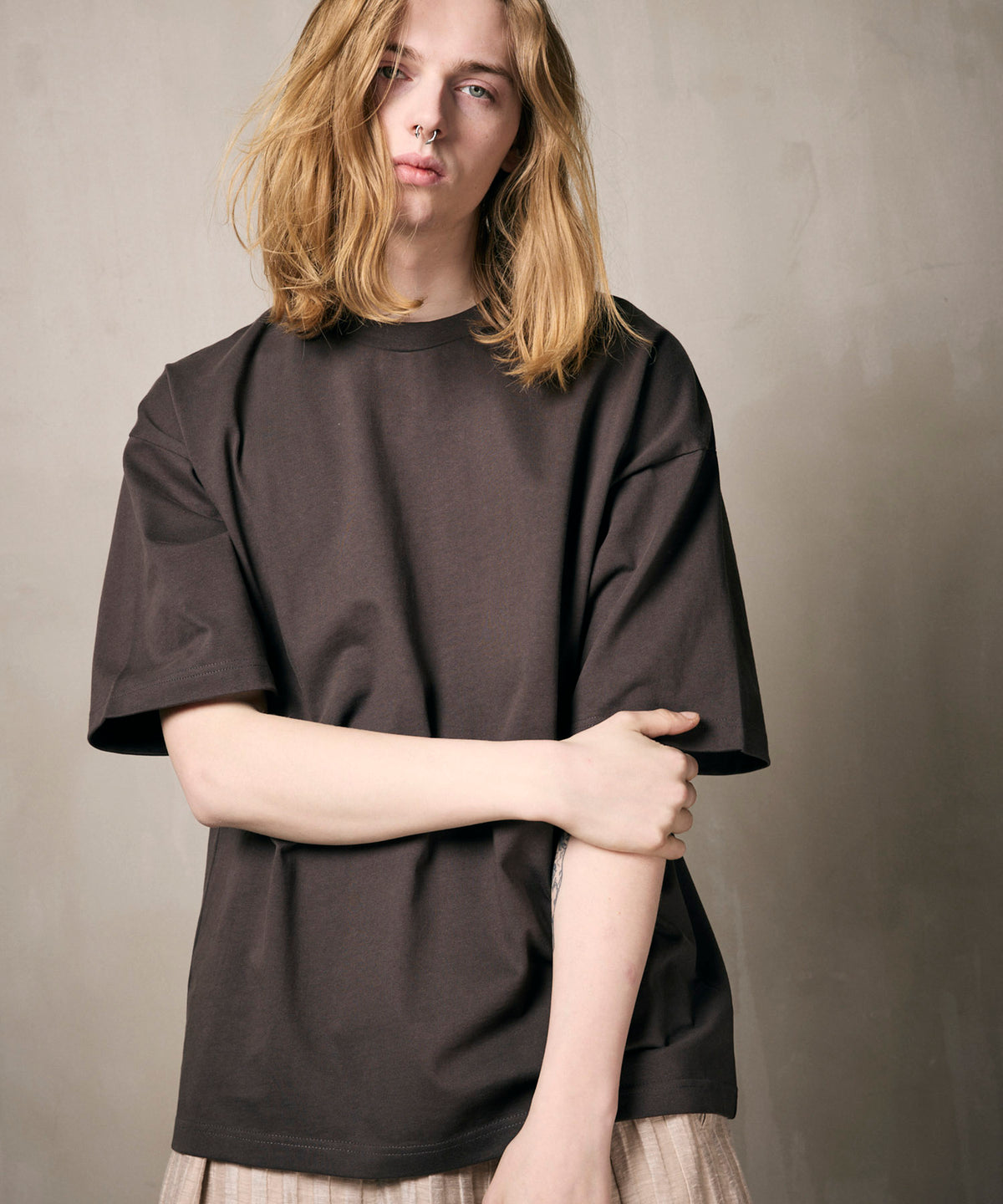 【24SS PRE-ORDER】13oz High Density Heavy-Weight Cotton Prime-Over Crew Neck T-shirt