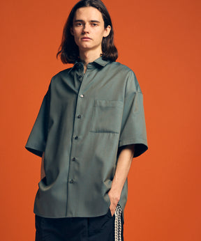 [SALE] High Count Wool Prime-Over Short Sleeve Shirt