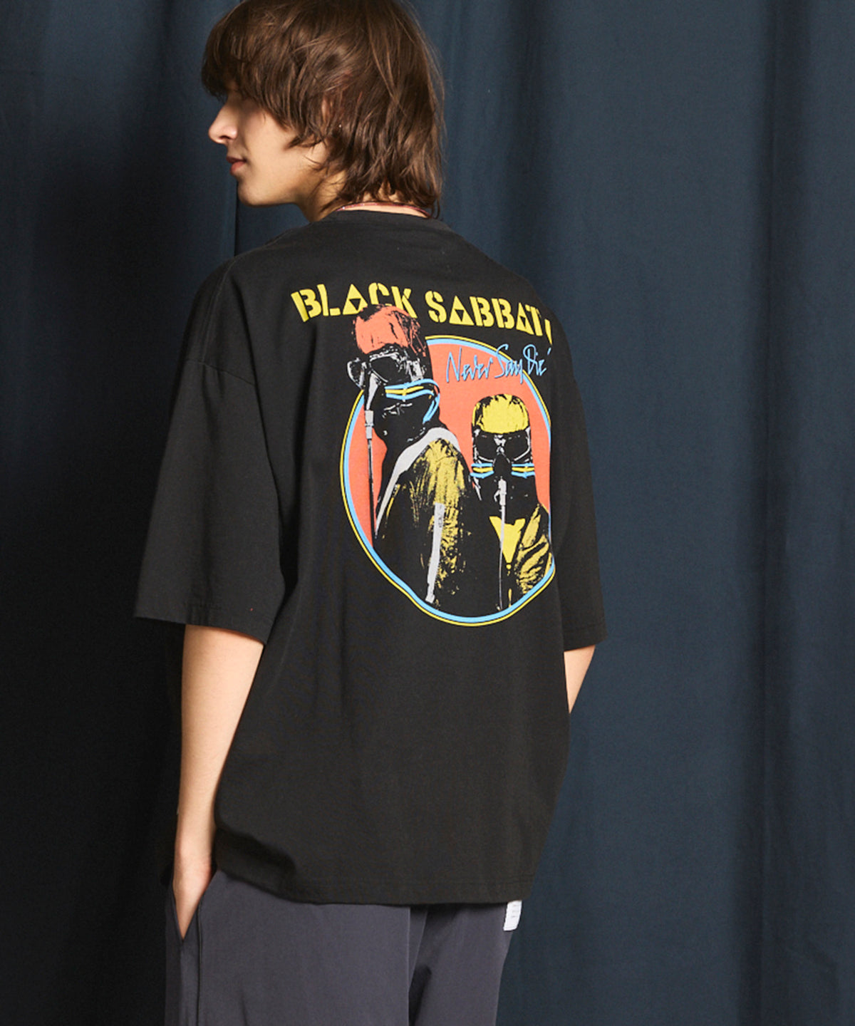 【MA_Label】「Black Sabbath」Prime-Over Crew Neck T-shirt