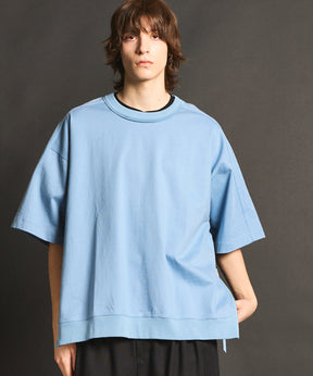 【TOGA/トーガ】Cotton zip T-shirt/コットンジップTシャツあり