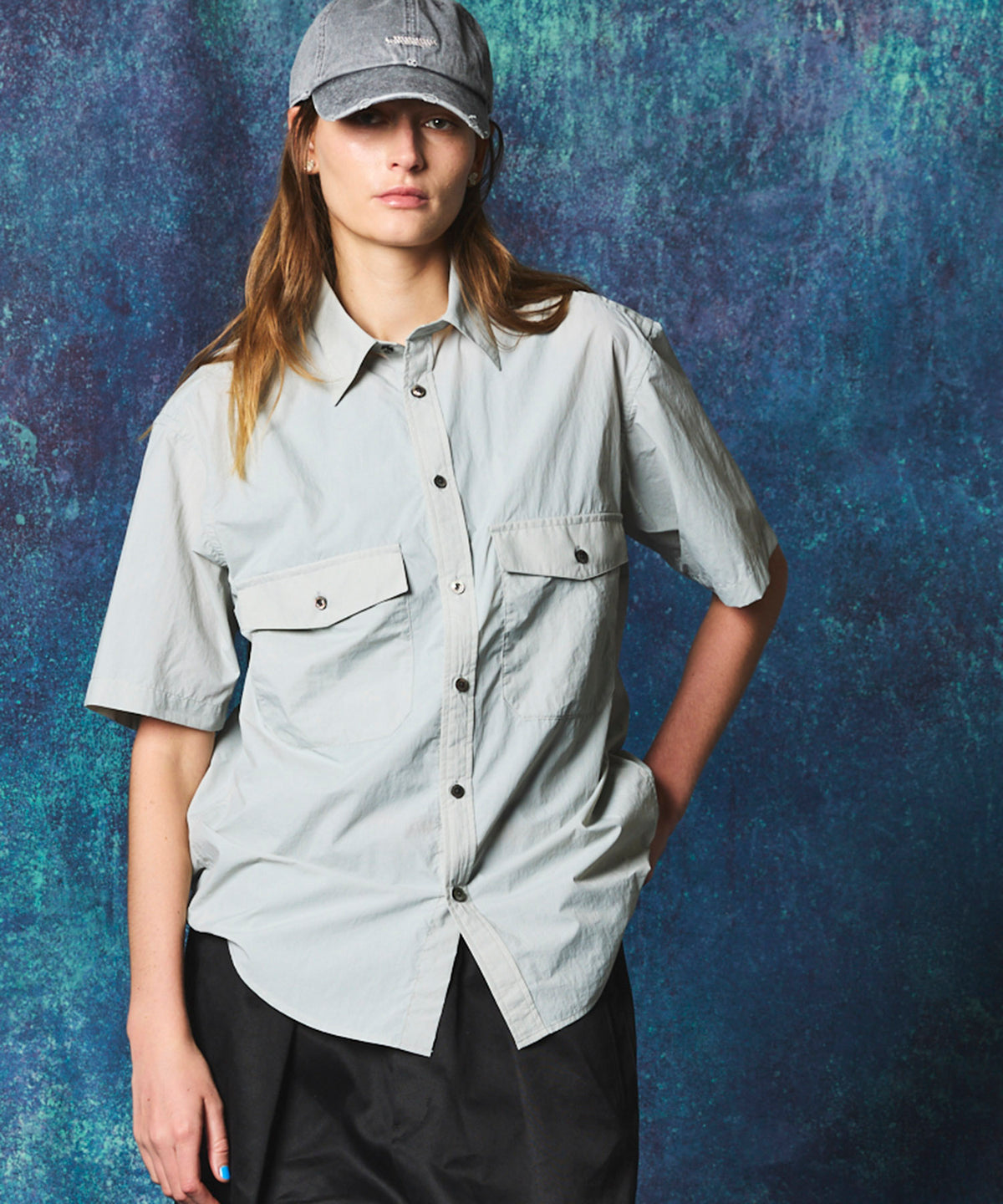 【SALE】Hyper Waterproof Taffeta Dress-Over Short Sleeve Fatigue Shirt