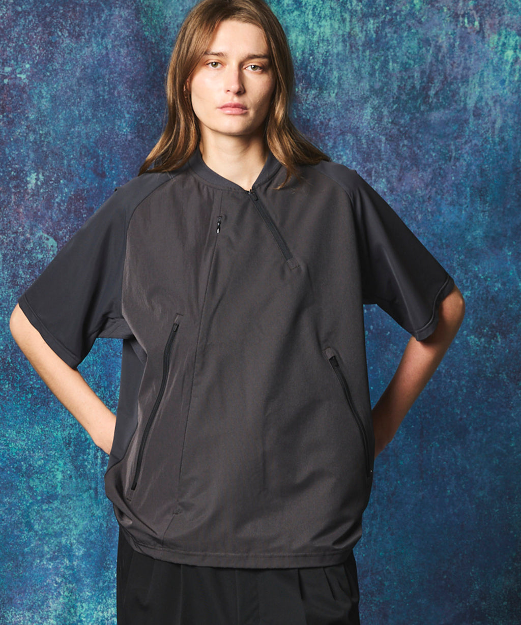 SPORTS TECH HIGH SPEC LINE】Oversized Different Material Combination H