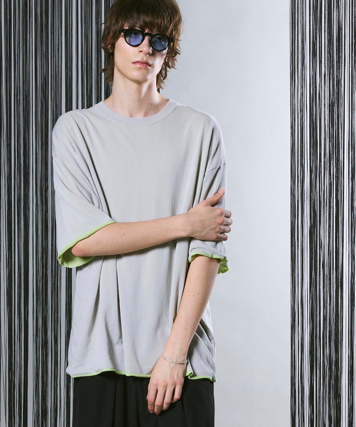 【24SS PRE-ORDER】Prime-Over Reversible Crew Neck Knit T-Shirt
