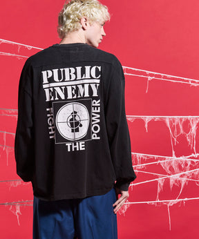 【MA_Label】「PUBLIC ENEMY」Prime-Over Crew Neck Long Sleeve T-Shirt