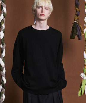 [24AW 사전 주문] Super120S High Gauge Prime-Over Mock Neck Knit (사본)