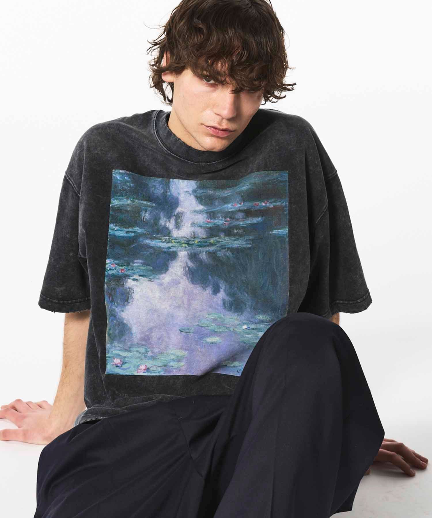 ART SERIES】「Claude Monet」プライムオーバークルーネックTシャツ