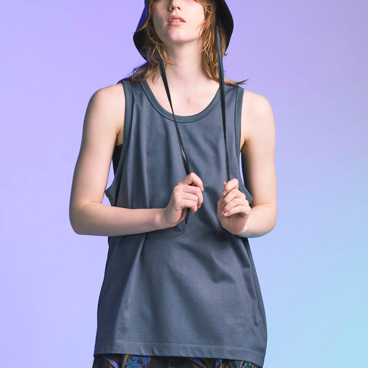maison Special Sheer Drape layered Tank MAISON SPECIAL タンク
