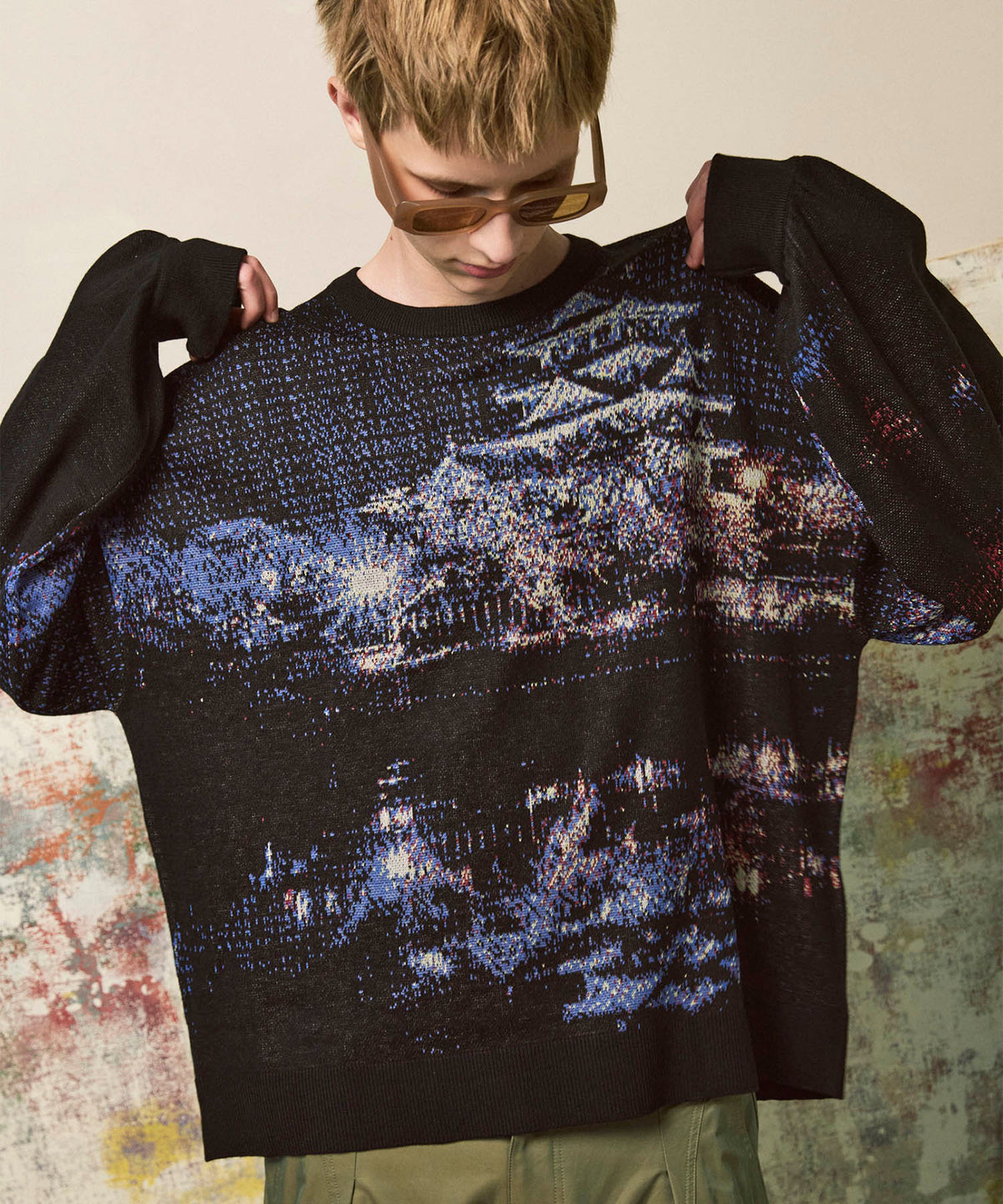 【CITY SERIES】「NAGOYA」Prime-Over Crew Neck Knit Pullover