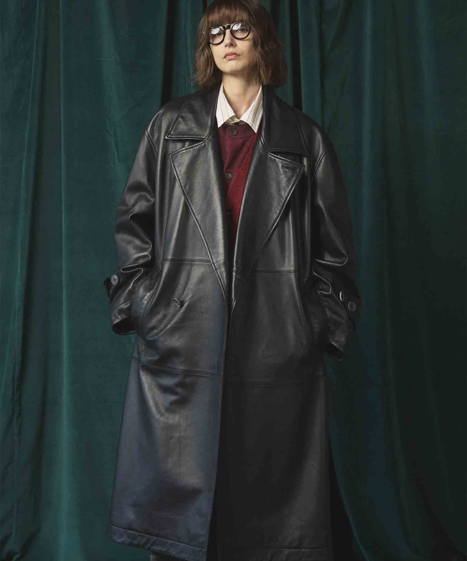 【PRE-ORDER】Sheep Leather Long Coat