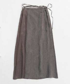 【25SPRING PRE-ORDER】Satin Docking Maxi Skirt