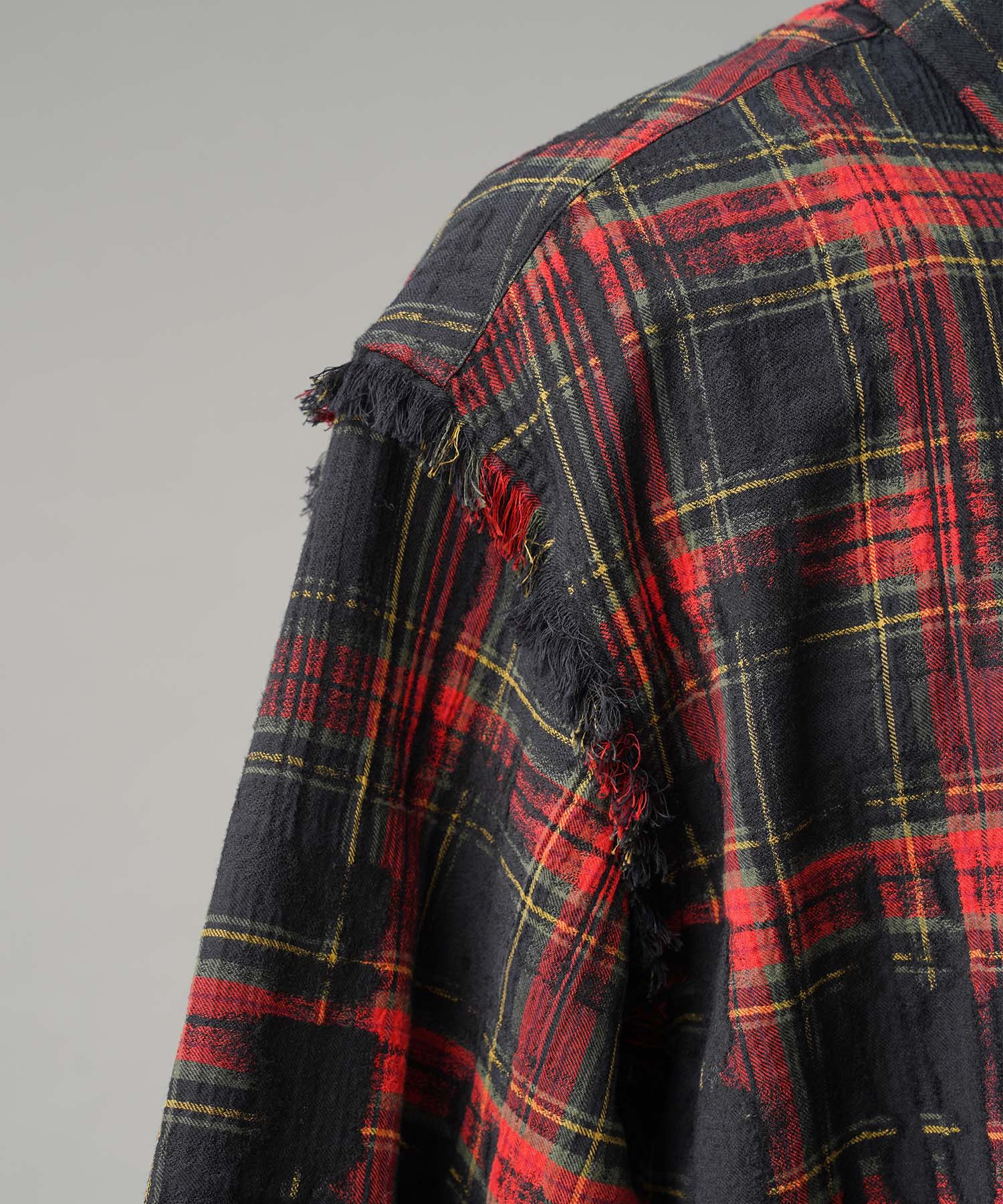 [Sales open at 12:00 pm on Saturday, September 13th] [Italian Dead Stock Fabric] Prime-Over Cut Off Shirts