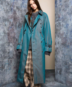 120/2/2/2/2/2/SUVIN Cotton Gabardine Prime-Over Trench Coat