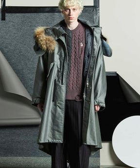 [24AW Pre-Order] SUPER140S Prime-Over Melton Balmachan Coat (Copy)