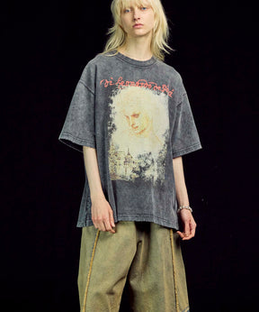 【ART SERIES】「Leonardo da Vinci」Prime-Over Crew Neck T-Shirt