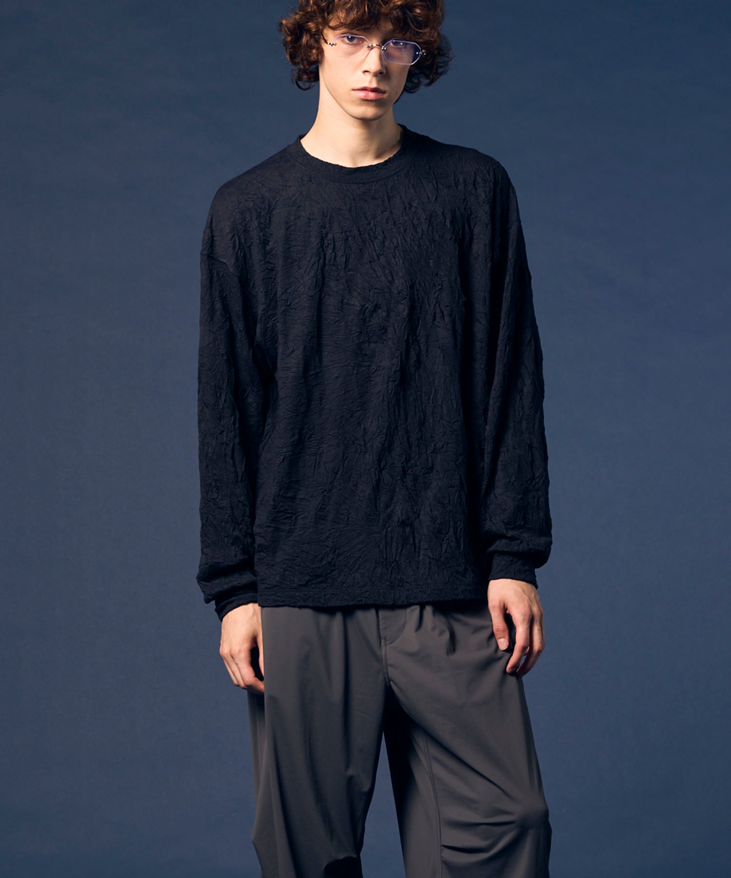 捕获洗衣机处理Prime-Erover脖子长袖T恤