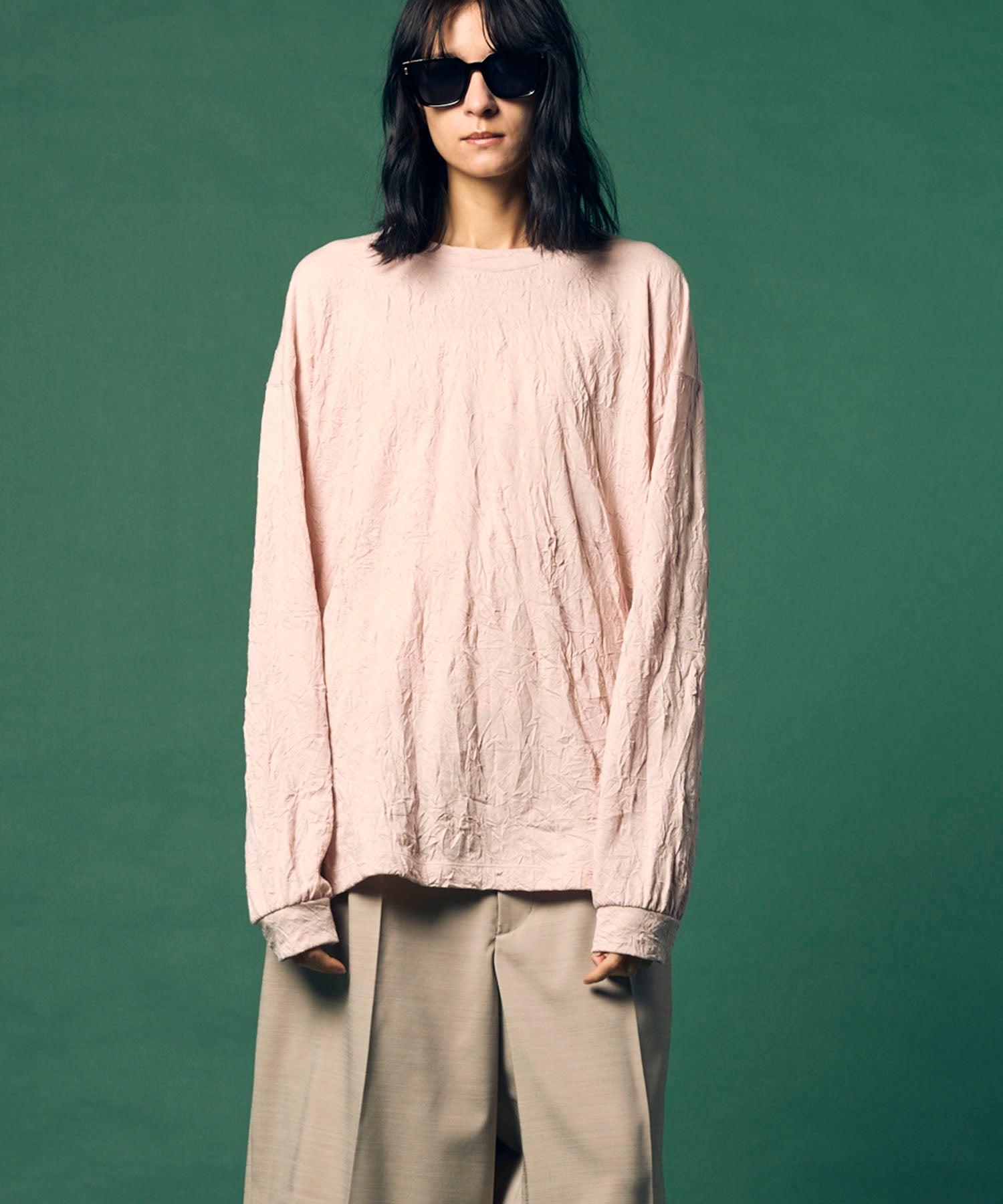 捕获洗衣机处理Prime-Erover脖子长袖T恤