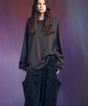 [ex] Prime-Over光滑的船员脖子长袖T恤