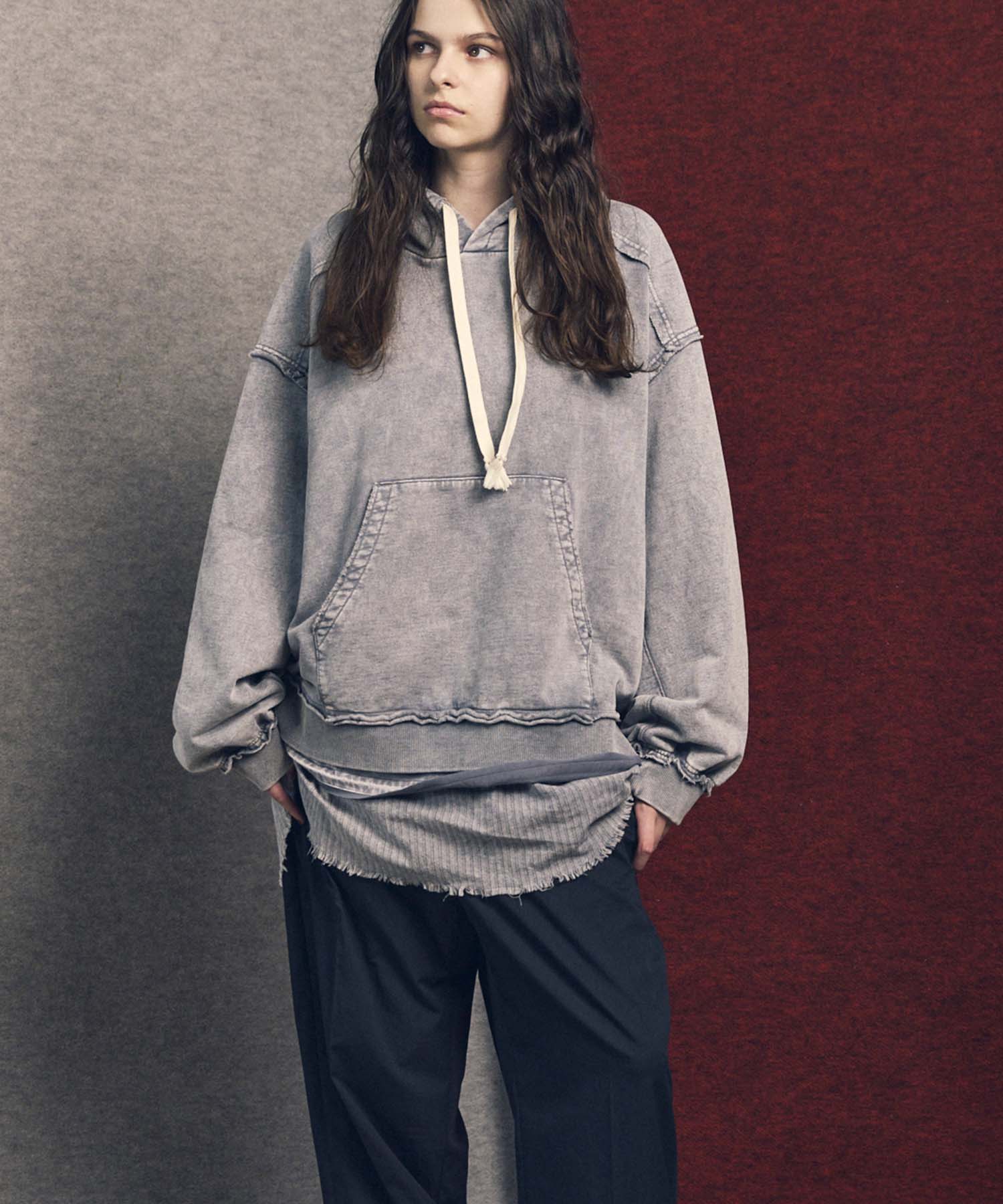 [25AW PRE-ORDER] Nuance Graphics Hand Stitching Long Sleeve TEE