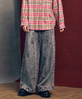 Prime-Wide Denim Balloon Pants
