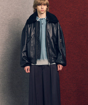 【25AW PRE-ORDER】Sheep Leather Mouton G-1飞行Jacket