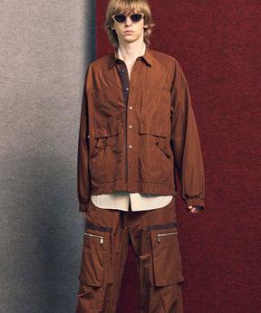 Prime-Over Raglan Sleeve Pocket Shirts Blouson