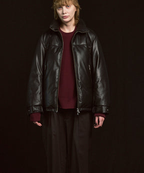 [25AW 사전 주문] 양 가죽 다운 재킷