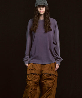 [ex] Prime-Ore-Ore-Ore-Ore-Over Smooth Crew Neck长袖T恤