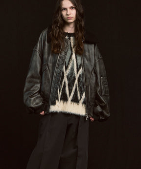 【25AW PRE-ORDER】Sheep Leather Mouton G-1飞行Jacket