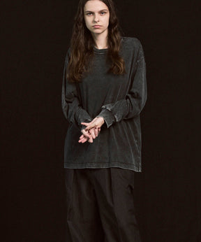 [ex] Prime-Ore-Ore-Ore-Ore-Over Smooth Crew Neck长袖T恤