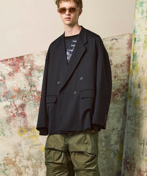 Wool Mix Prime-Over Double Tailored Jacket