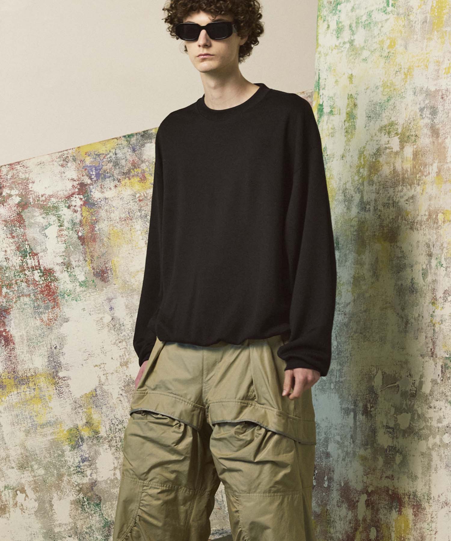 [25AW PRE-ORDER] Nuance Graphics Hand Stitching Long Sleeve TEE