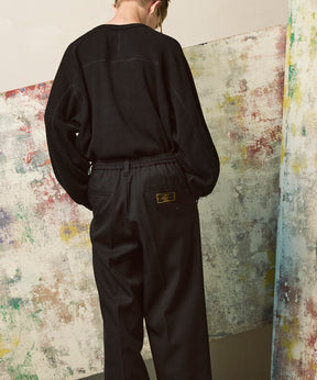 Prime-Over Crew Neck Long Sleeve Waffle T-Shirt