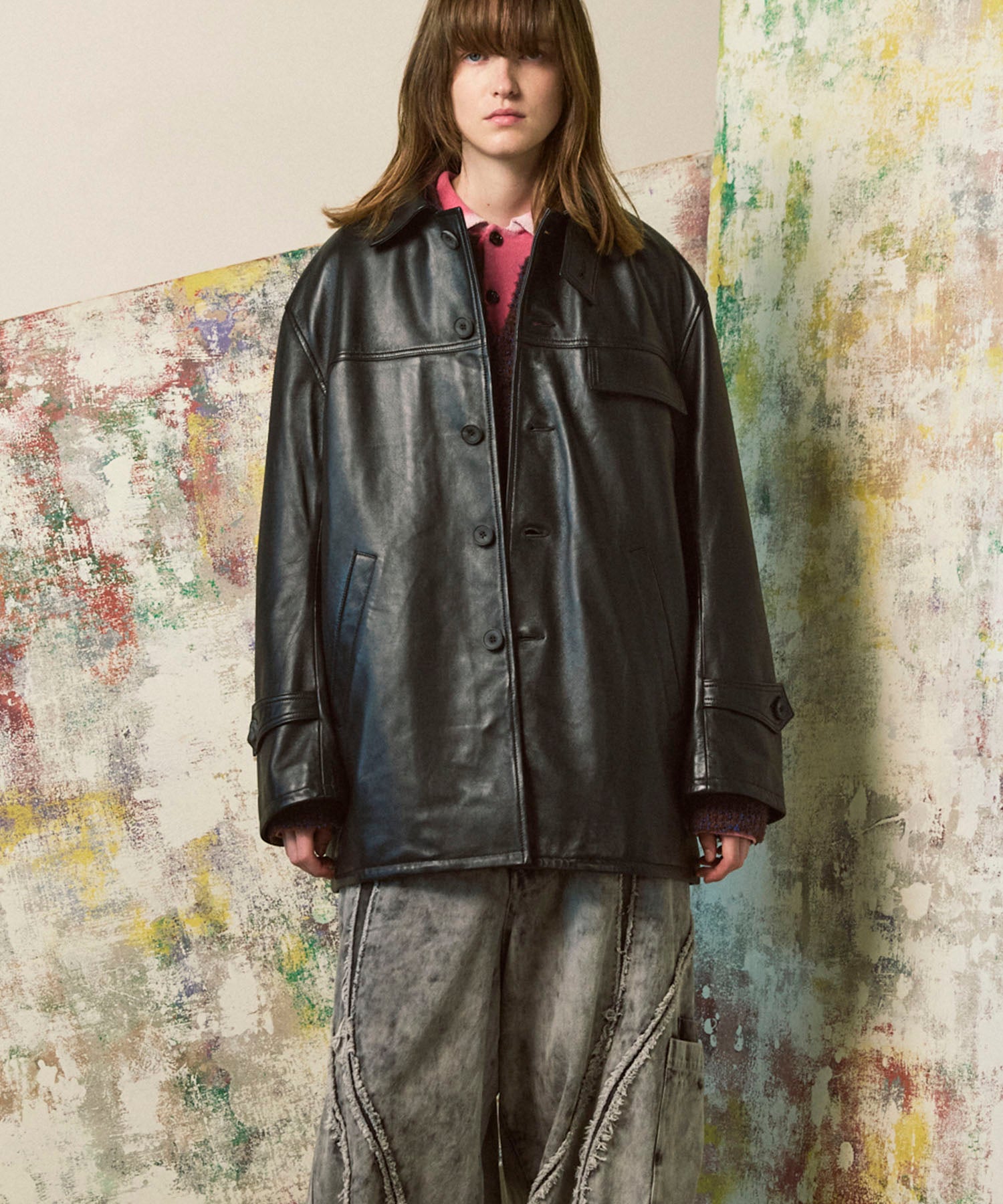 Sheep Leather Car Coat